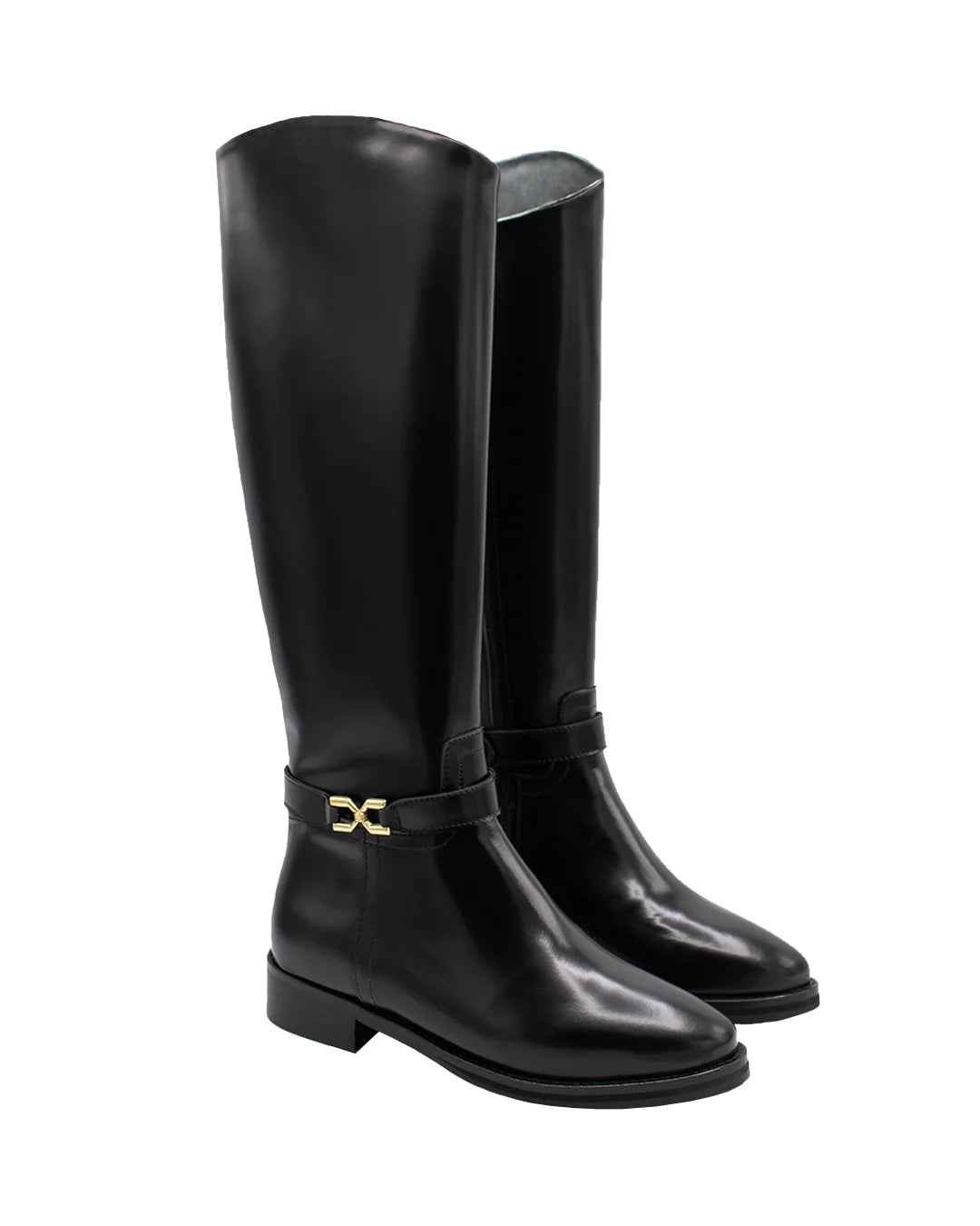 Buckle Riding Boots