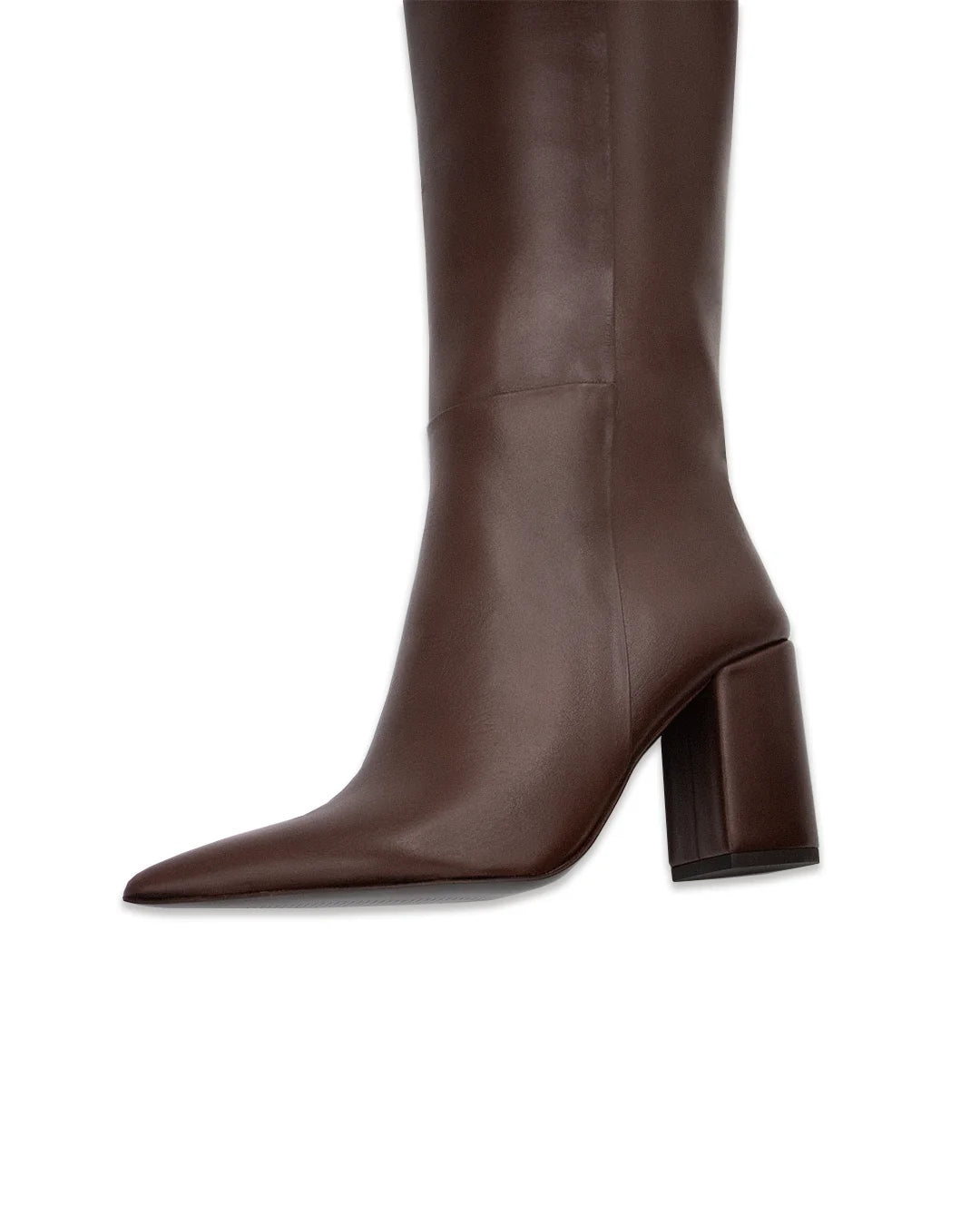 Knee-High Boots - Brown