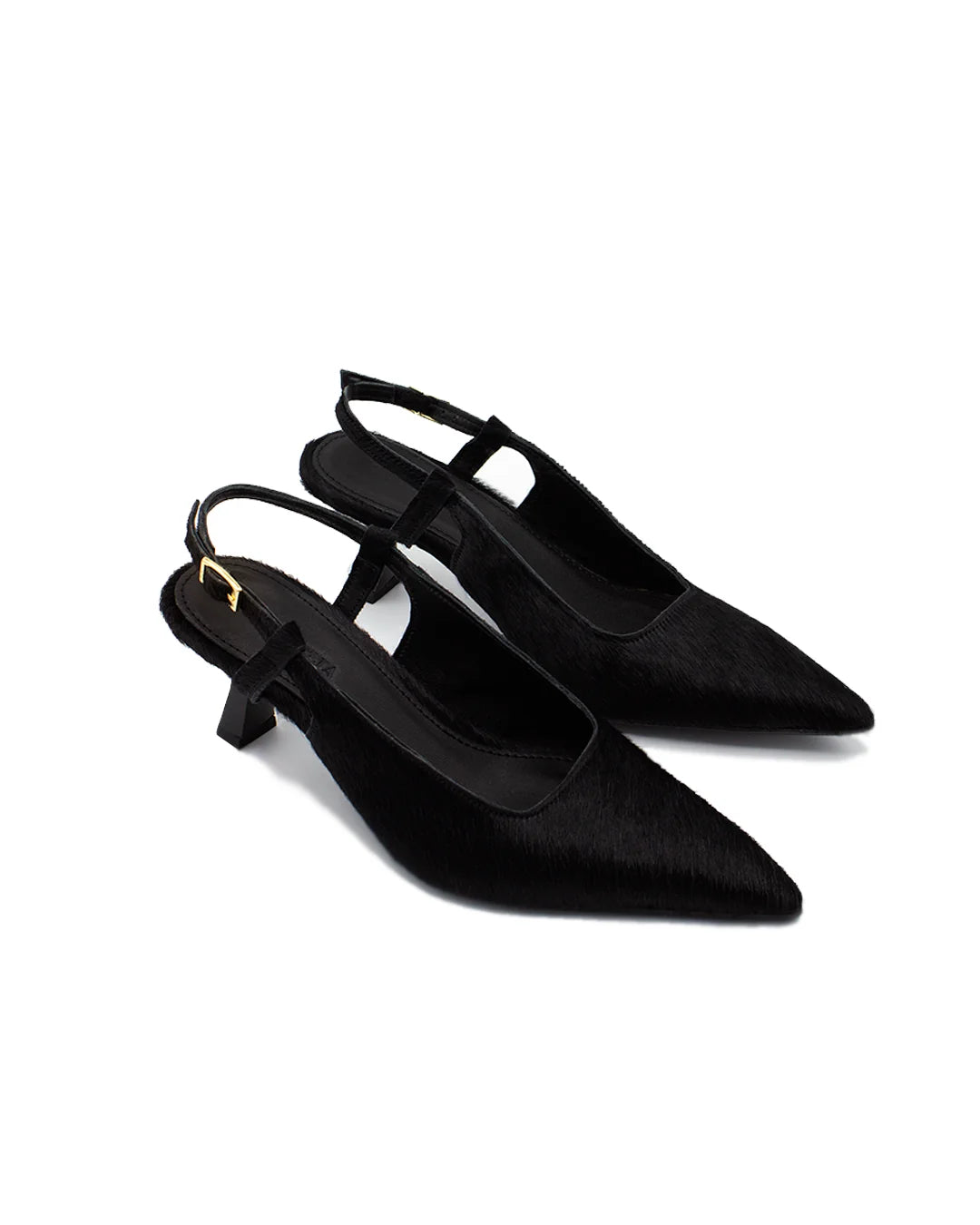 Natural Hair Heels - Black