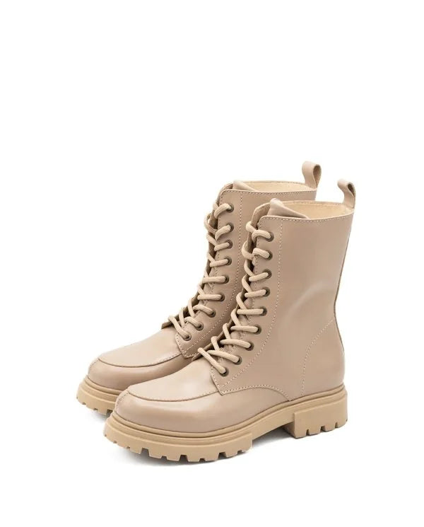 Wood Boots - Beige