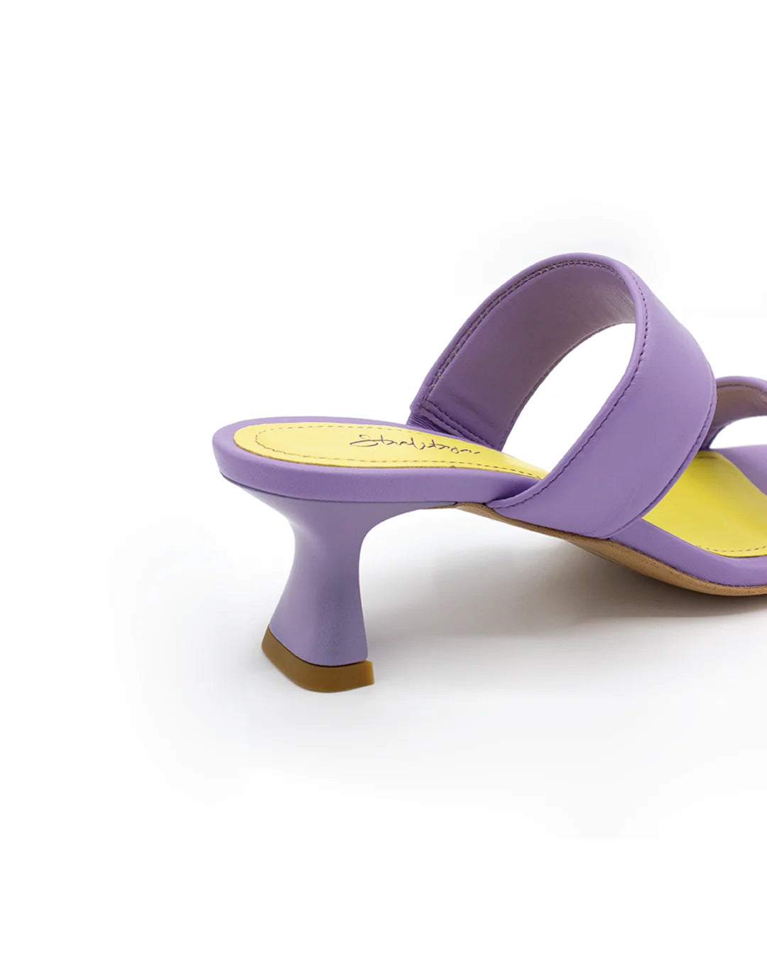 Half-Moon Heel Sandals - Lilac