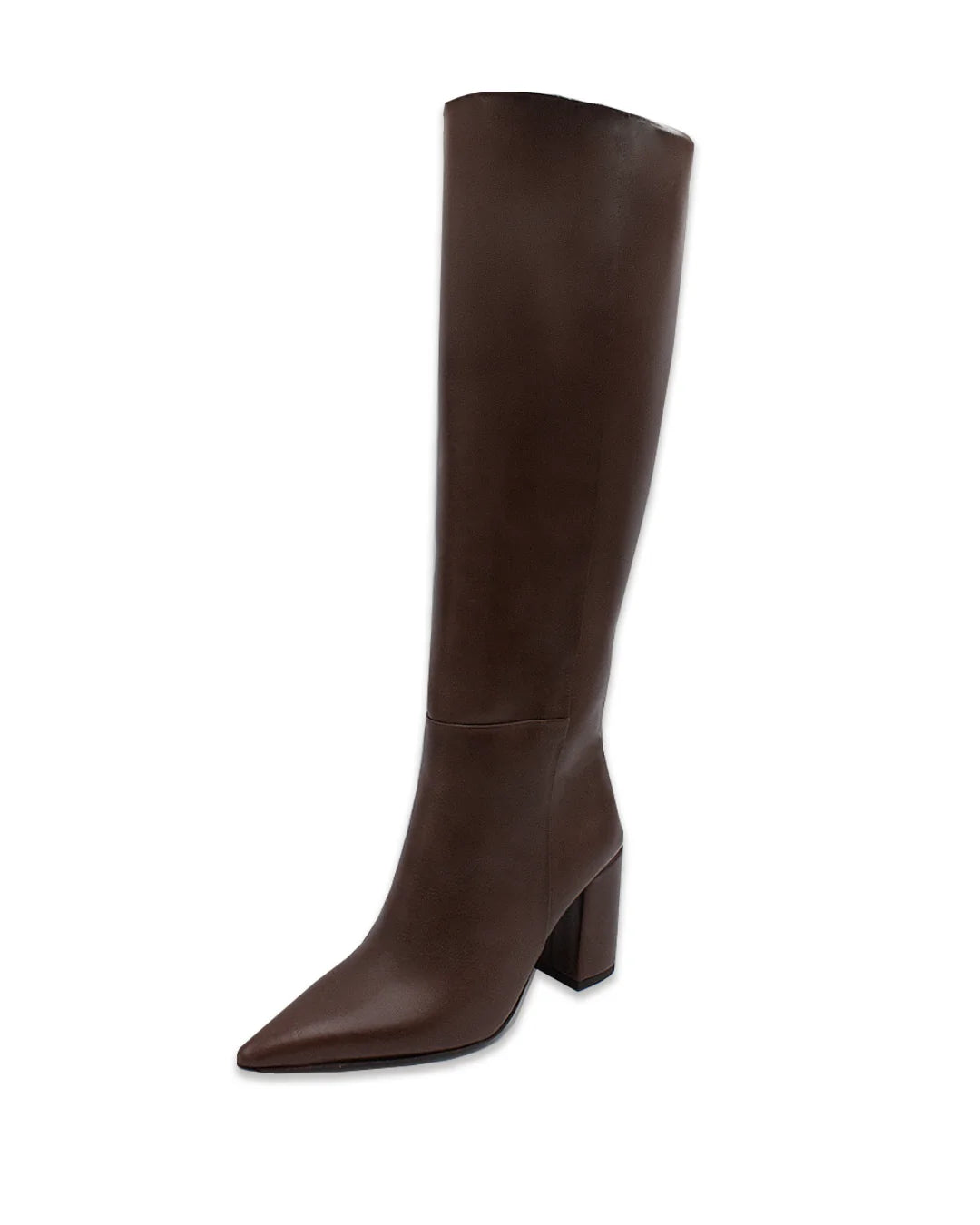 Knee-High Boots - Brown