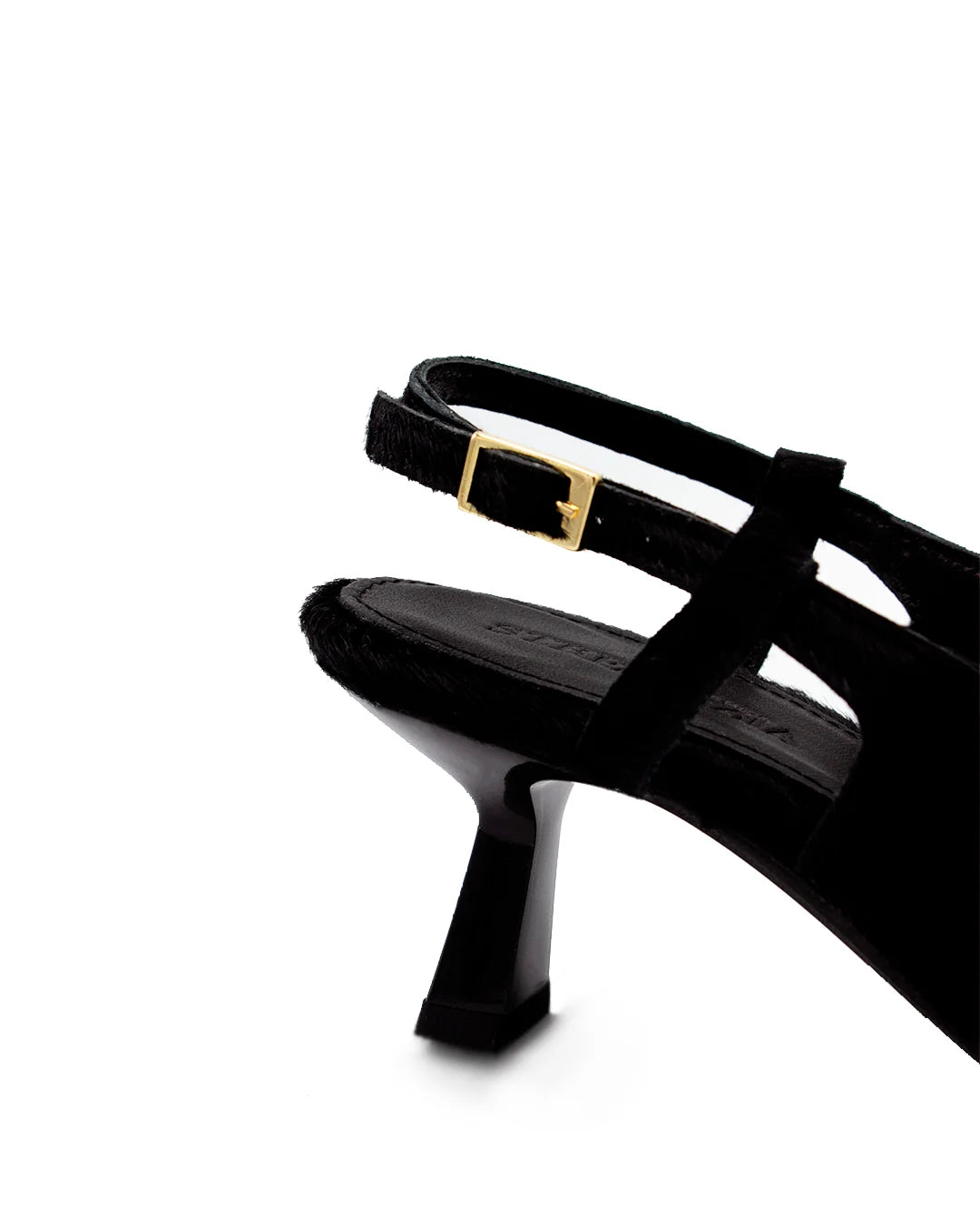 Natural Hair Heels - Black