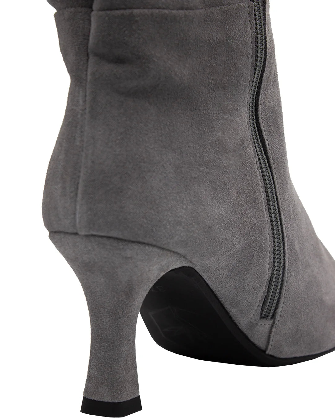 Grey Suede Boots