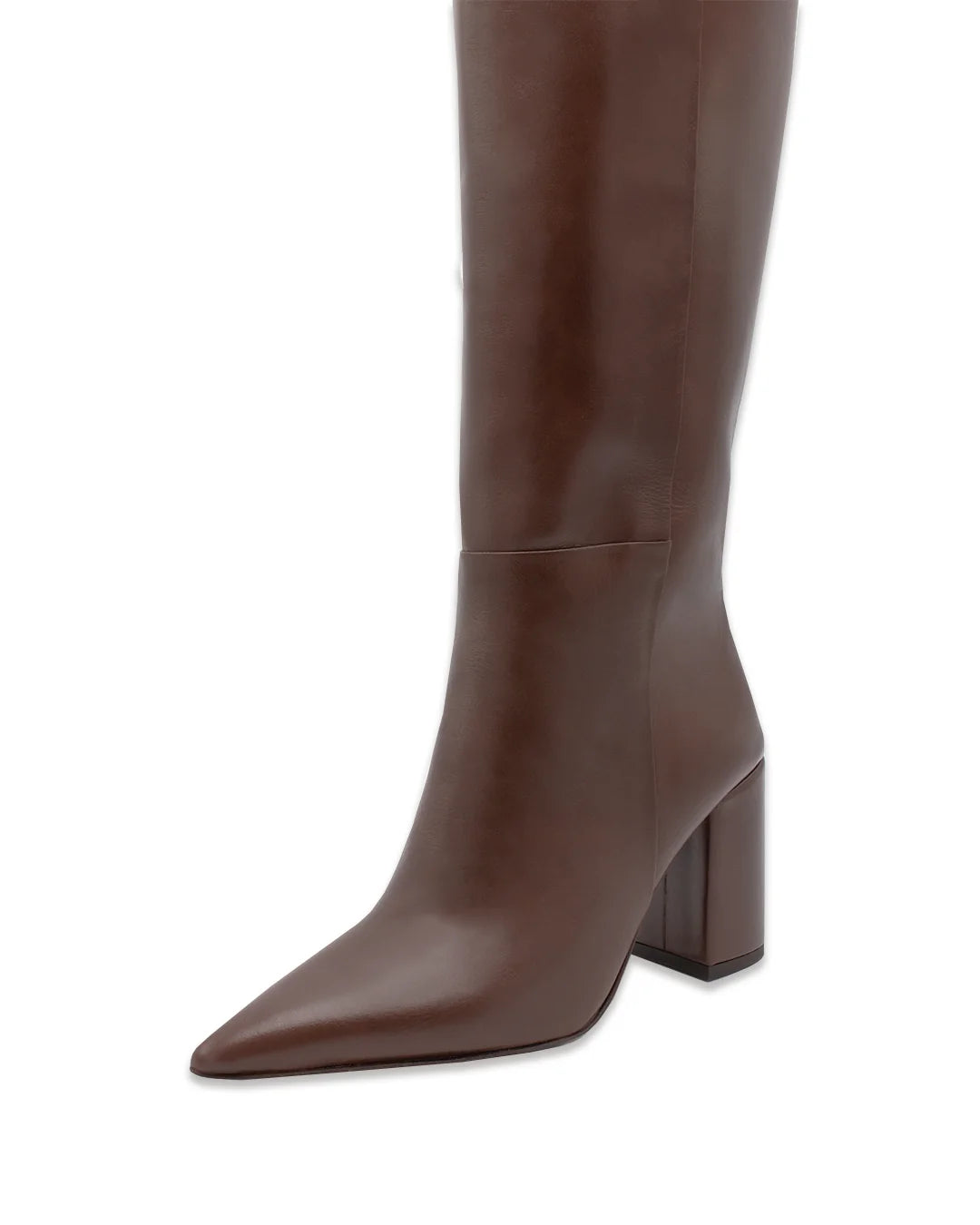 Knee-High Boots - Brown