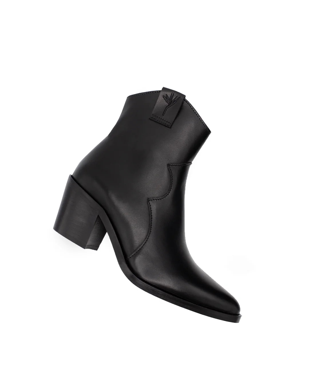 Leather Western Ankle Boots