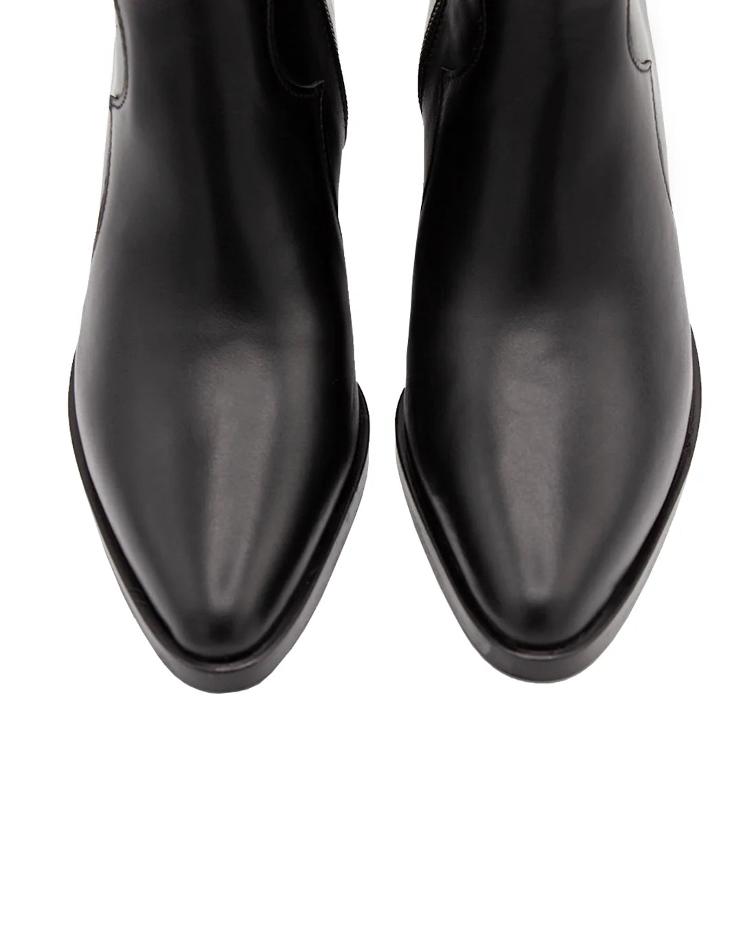 Leather Western Ankle Boots