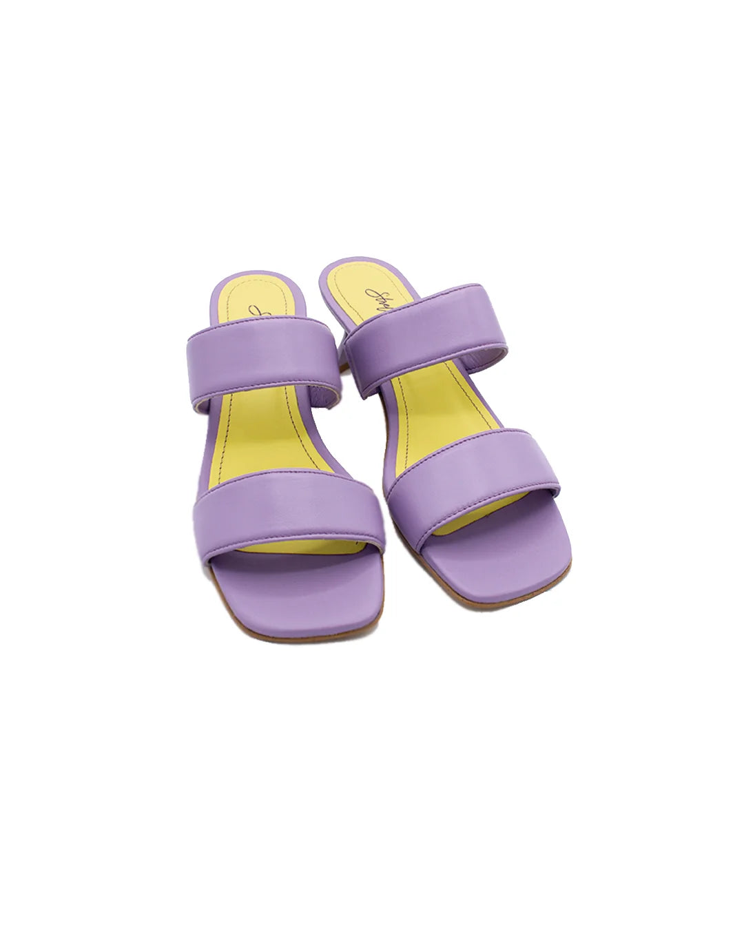Half-Moon Heel Sandals - Lilac