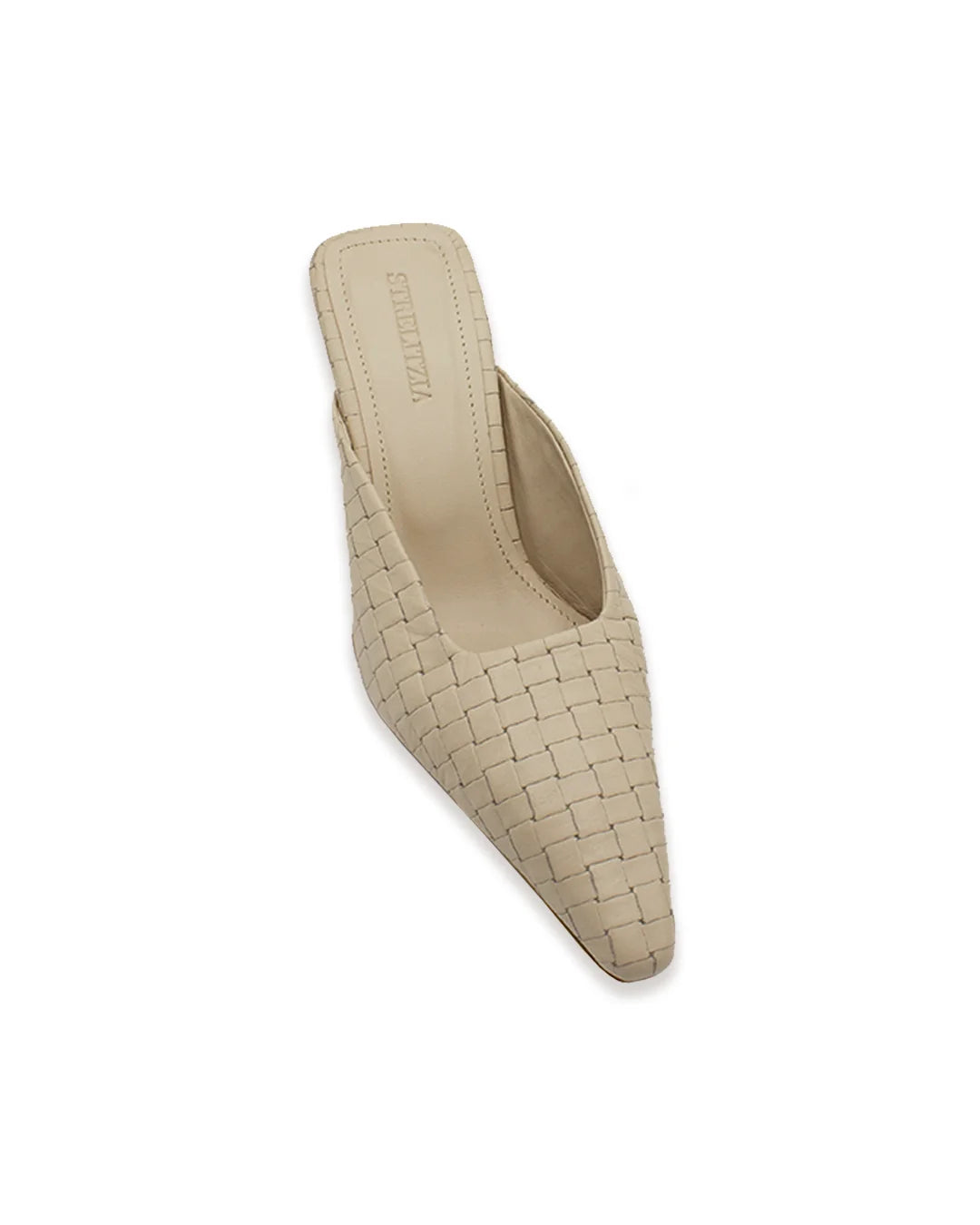 Textured Cream Mules