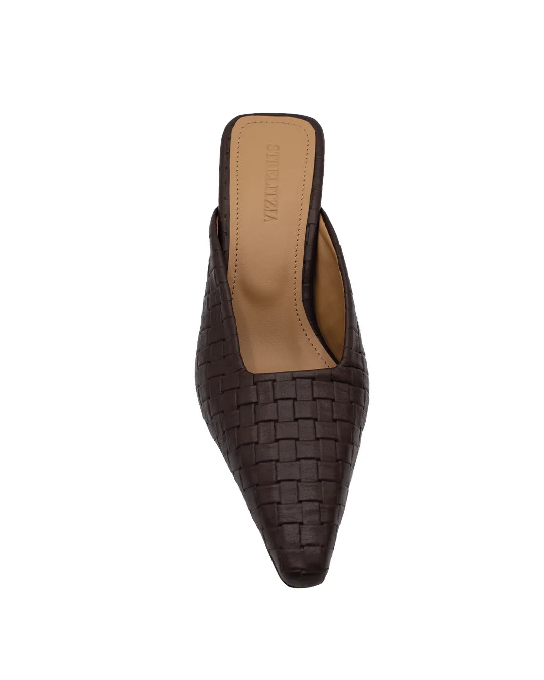 Textured Chocolate Mules